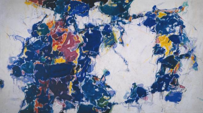 Around the Blues 1957-62 by Sam Francis 1923-1994